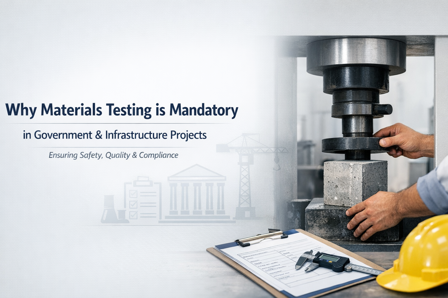 Why Materials Testing is Mandatory in Government and Infrastructure Projects