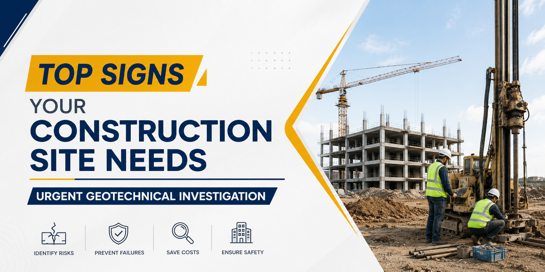 Top Signs Your Construction Site Needs Urgent Geotechnical Investigation